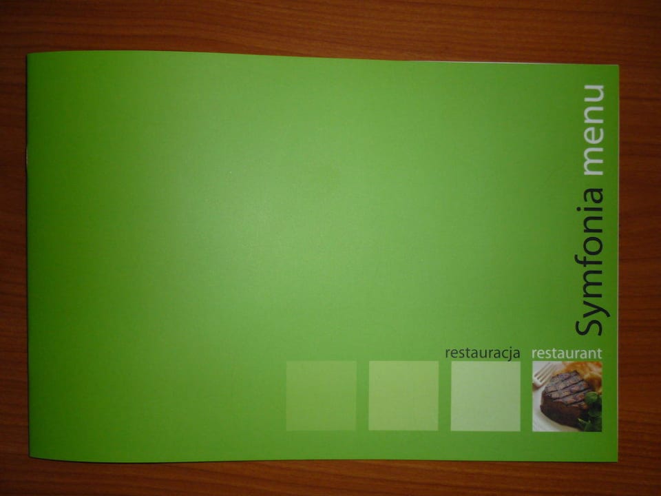 Menu Mercure Warszawa Centrum