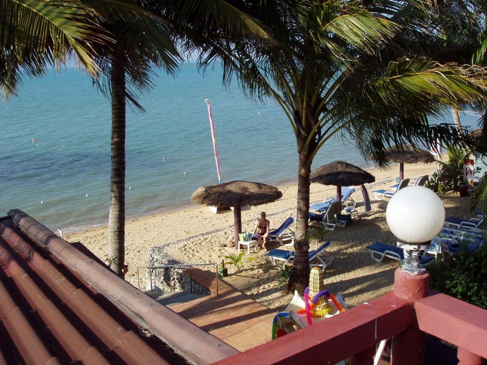 Von der Dachterrasse  Paradise Beach Resort, Samui