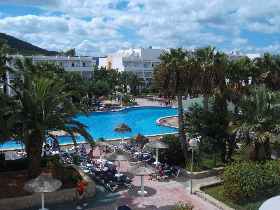 Blick vom Balkon auf den Poo Grand Palladium White Island Resort & Spa