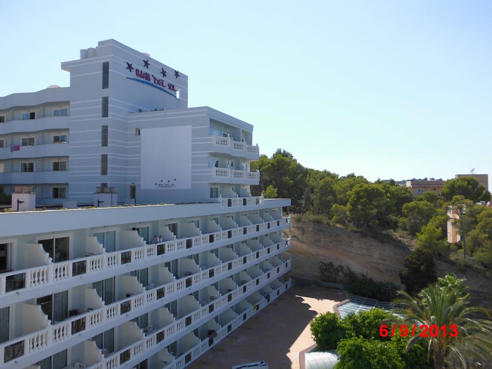 Balkonblick auf Hauptgebäude Hotel Bahia del Sol