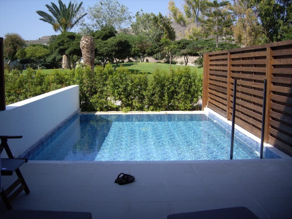 Unsere Terrasse mit Pool TUI BLUE Oceanis Beach and Spa Resort