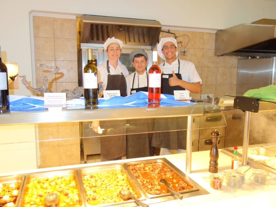 Tolles Buffet mit freundlichen Köchen Hotel Corissia Princess
