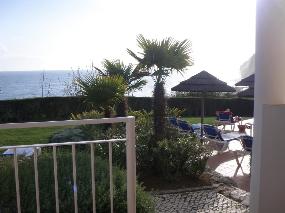 Ausblick von der Terrasse Hotel Clube Porto Mos