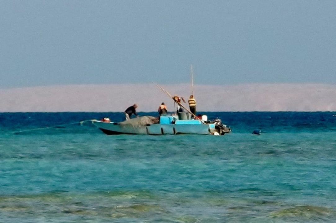 Widok z pomostu na rybaków Hotel Titanic Palace