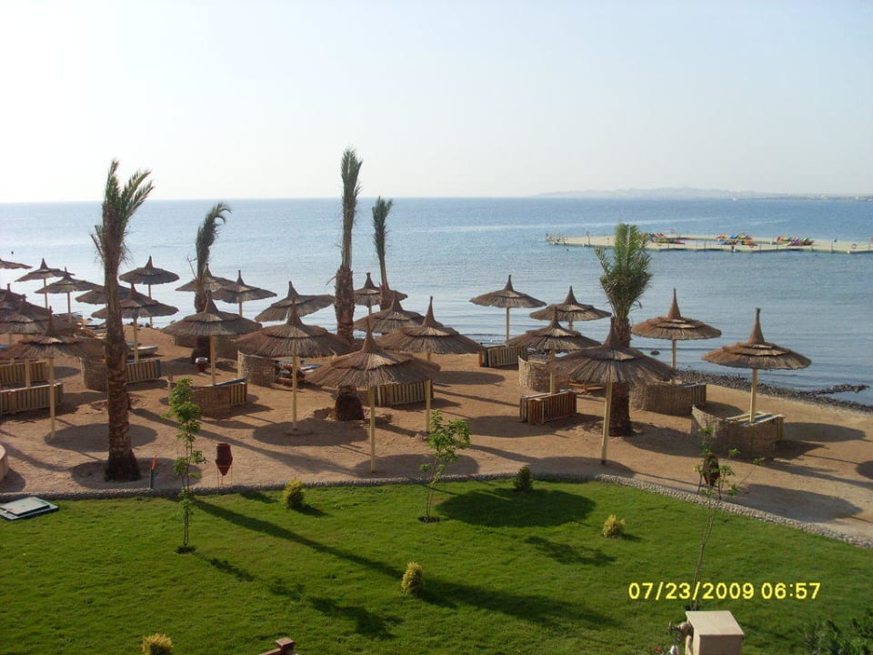 Aussicht von der Terrasse Beach Albatros Resort
