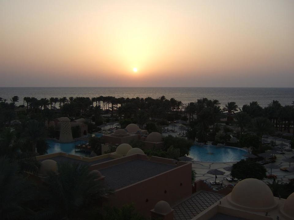 Sonnenaufgang um 06:00h Makadi Palace