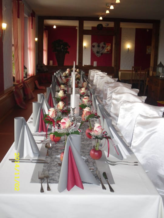 Festliche Tafel Gasthof Schönblick