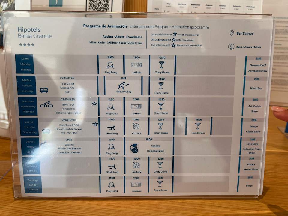 Sport & Freizeit Hipotels Bahia Grande