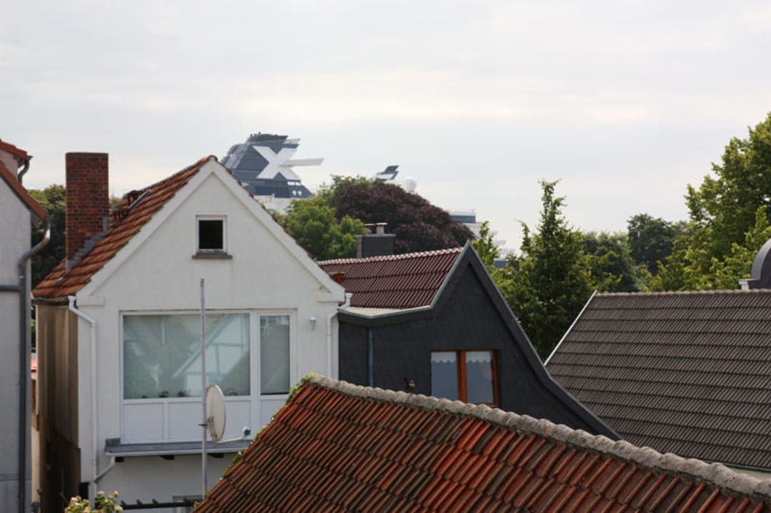Blick vom Balkon Hotel Belvedere
