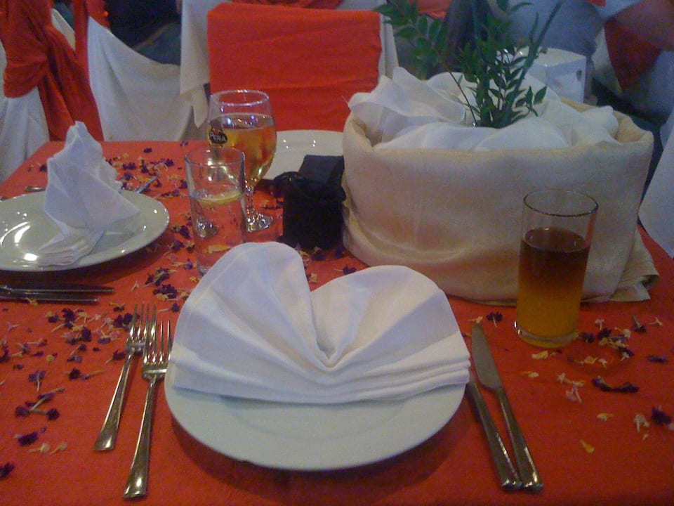 Abschiedstisch Grand Seker Hotel
