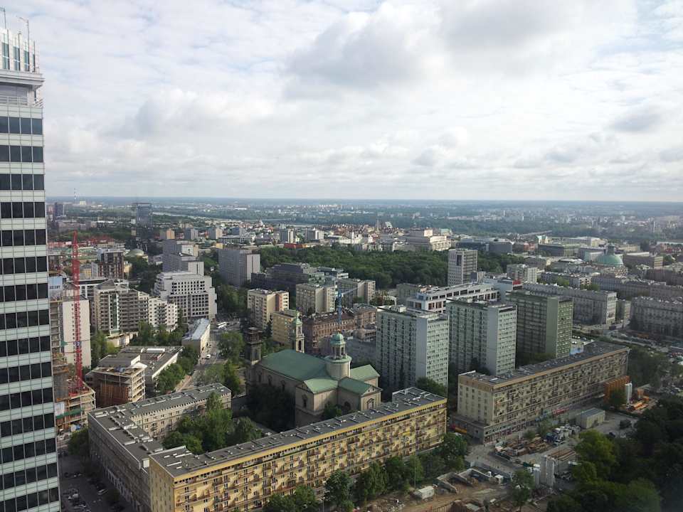 Widok z pokoju InterContinental Warszawa