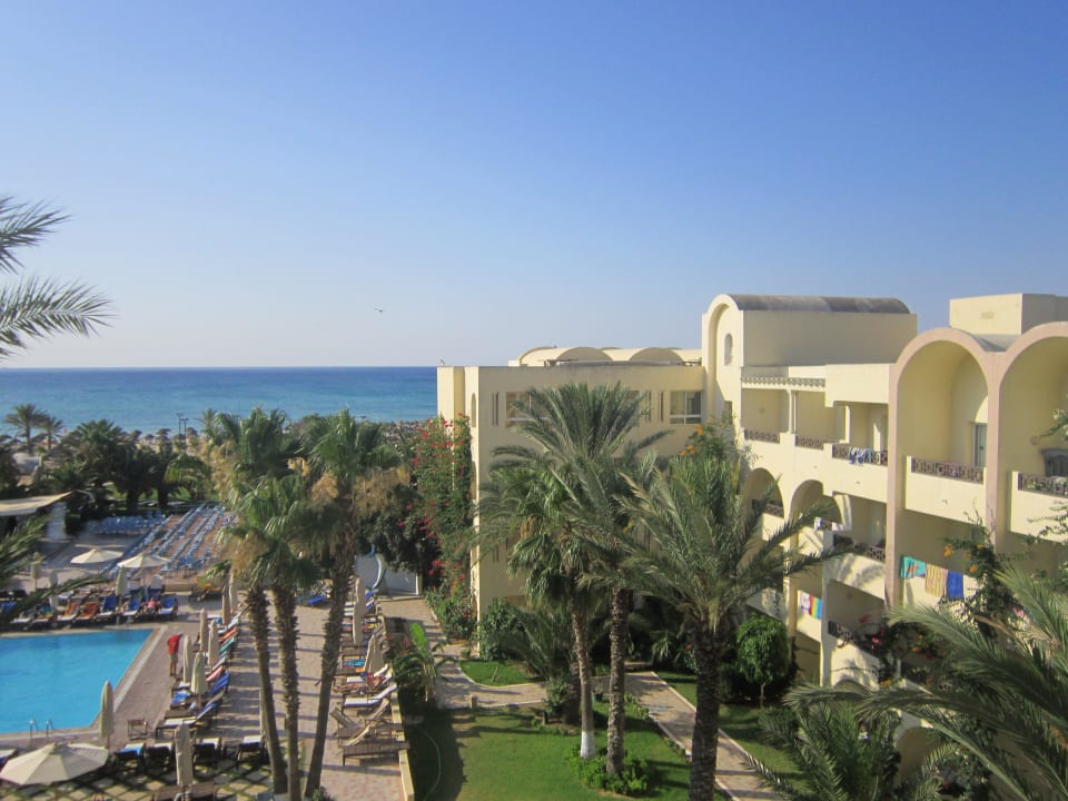 Blick vom Balkon Hotel Paradis Palace