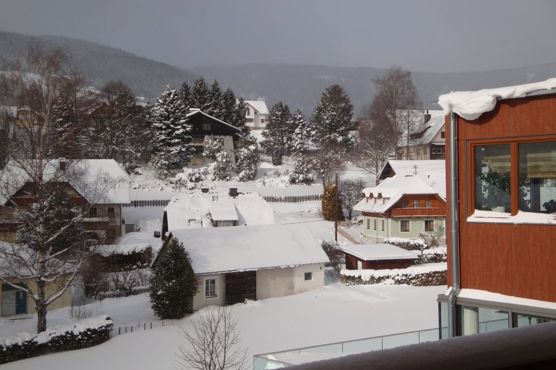 Ausblick vom Zimmer 40 Dorfhotel Fasching