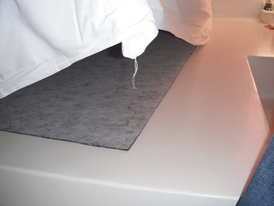 Matratze auf Podest Hotel SU & Aqualand