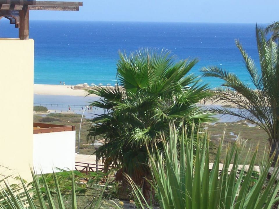 Seitlicher Ausblick vom Zimmer/Balkon Occidental Jandía Playa
