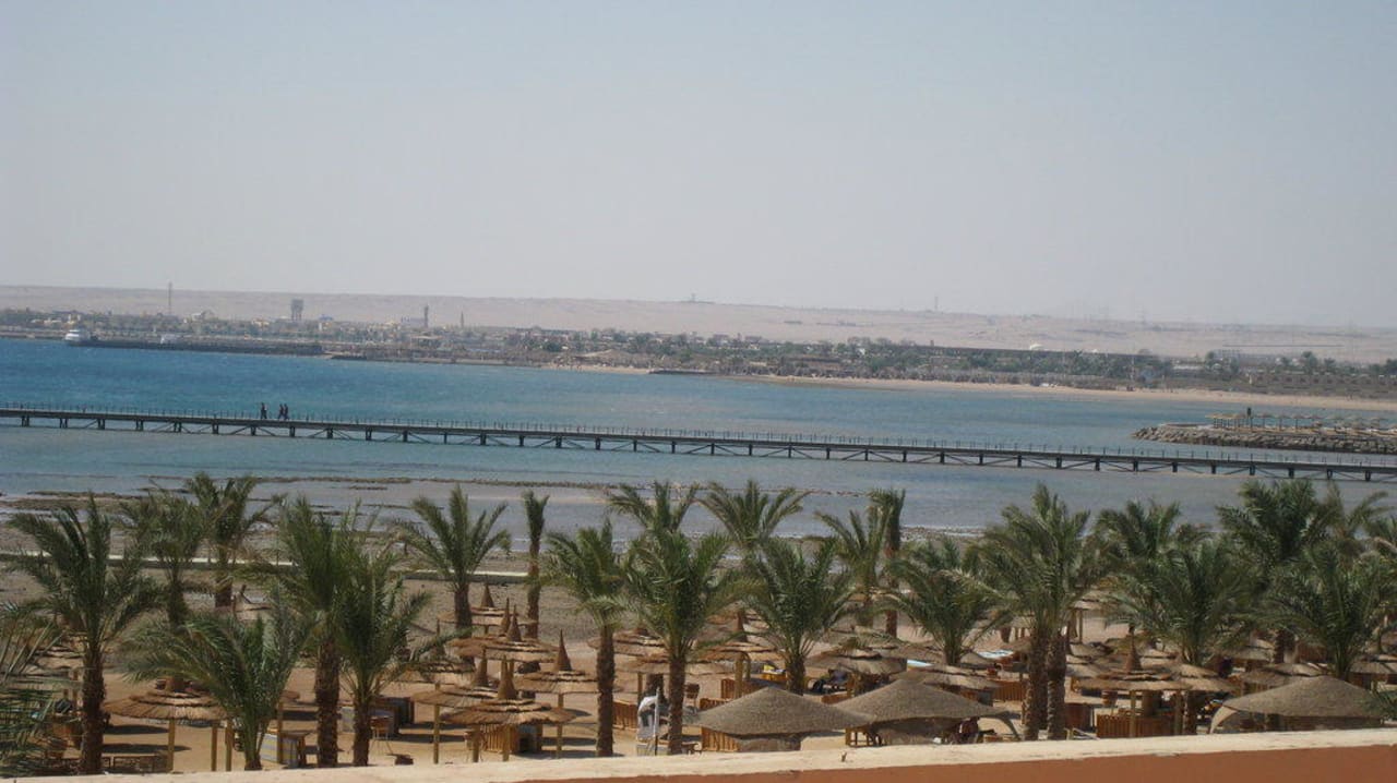 Ausblick vom Restaurant Beach Albatros Resort