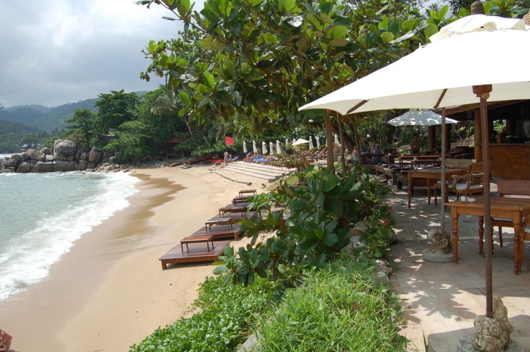 Beach-Restaurant & Hotelstrand Santhiya Koh Phangan Resort & Spa