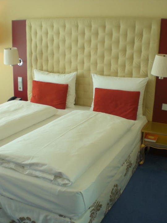 Doppelbetten Radisson Blu Hotel Frankfurt