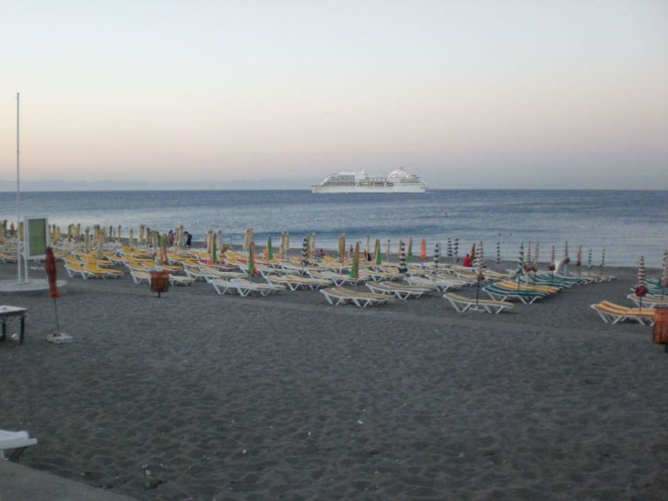 Strand (Abends) Ibiscus Hotel Rhodos