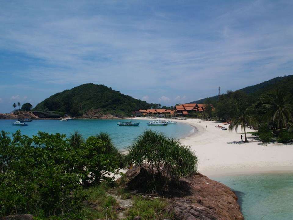 Blick in die Hotelbucht Hotel Laguna Redang Island Resort
