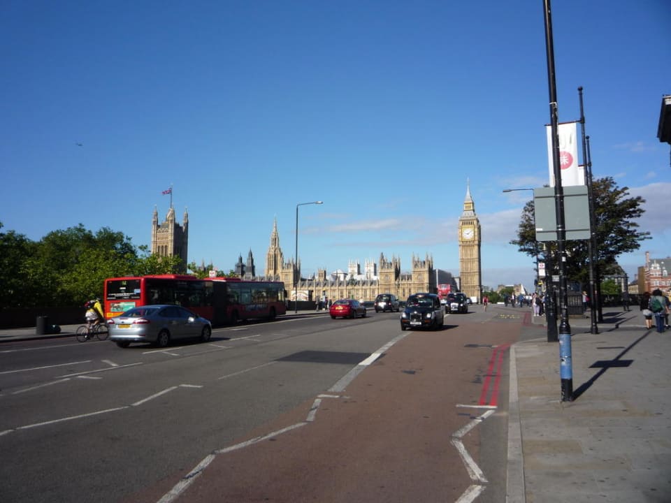 Blick vom Hotel Richtung Stadt Park Plaza Westminster Bridge London