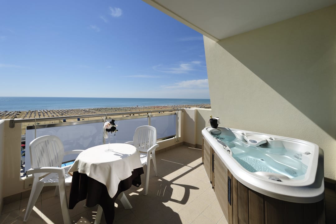 Balcony of Diamond room Lido Bibione