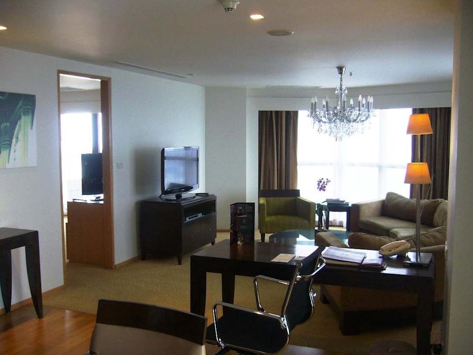 Wohnzimmer der Suite Hotel Lebua At State Tower