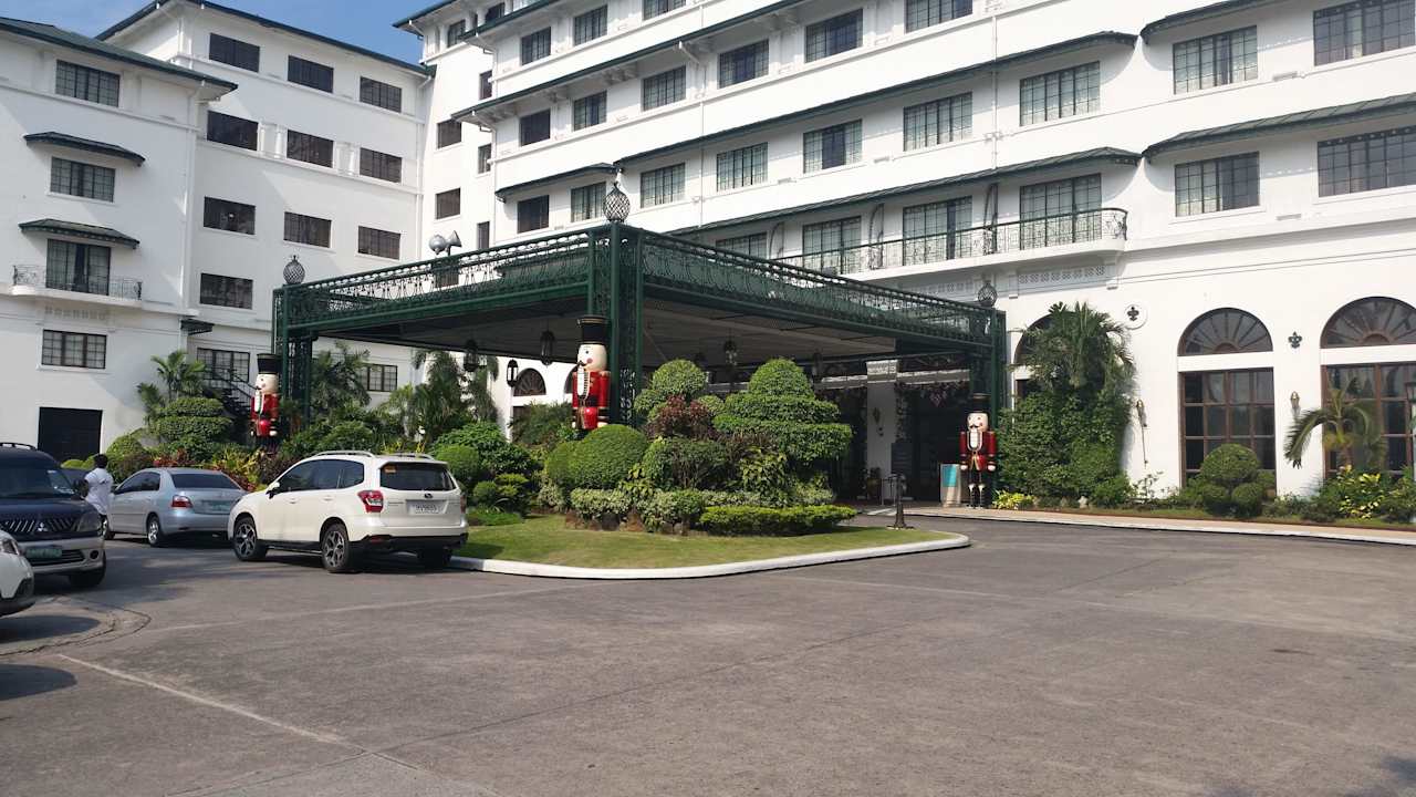 Repräsentative Auffahrt Hotel Manila