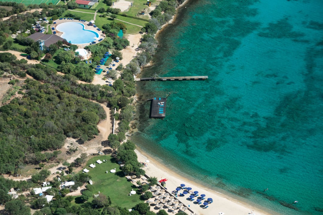 Panoramica aerea  Park Hotel Cala di Lepre & Spa