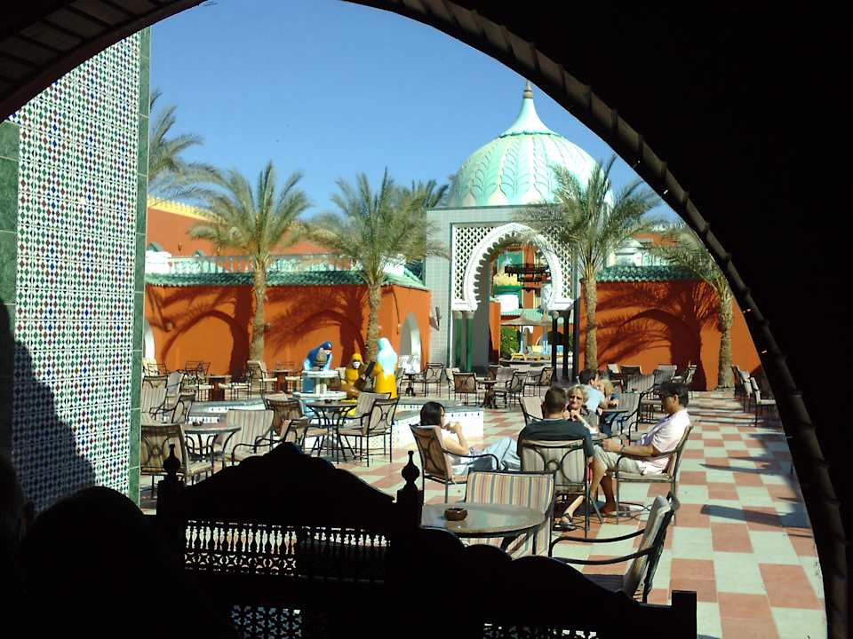 Blick von der Lobby auf den Aussenbereich Pickalbatros Alf Leila Wa Leila Resort - Neverland Hurghada