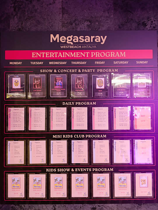 Sport & Freizeit Megasaray WestBeach Antalya