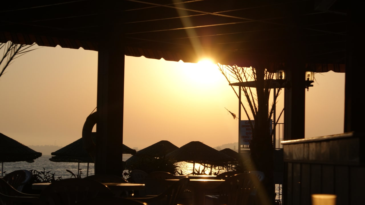 Kleiner Ausschnitt von der Strand- / Poolbar Top Hotel