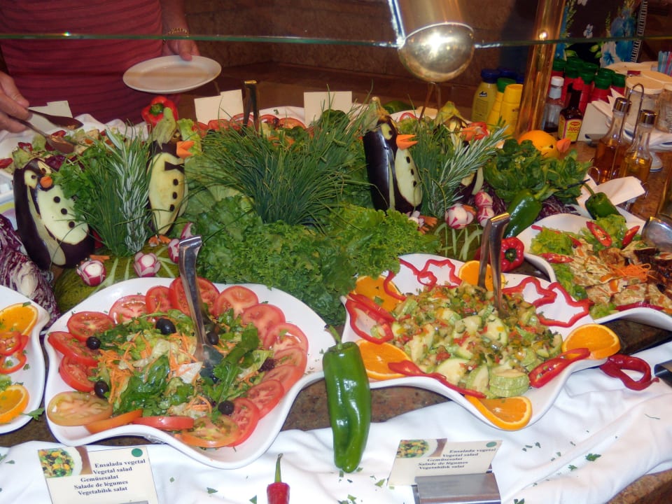 Das Salatbuffet Bull Dorado Beach & Spa