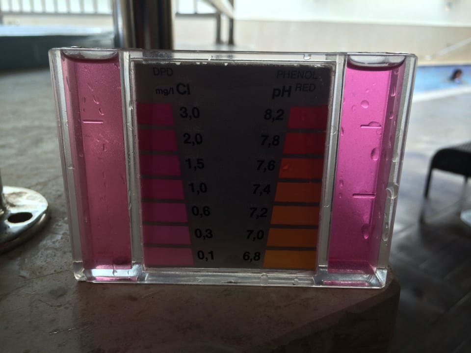 Viel zu viel Chlor, aber keine Wirkung, PH zu hoch db San Antonio Hotel + Spa