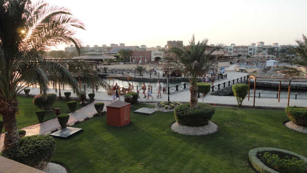 View from our balcony Pickalbatros Dana Beach Resort - Hurghada