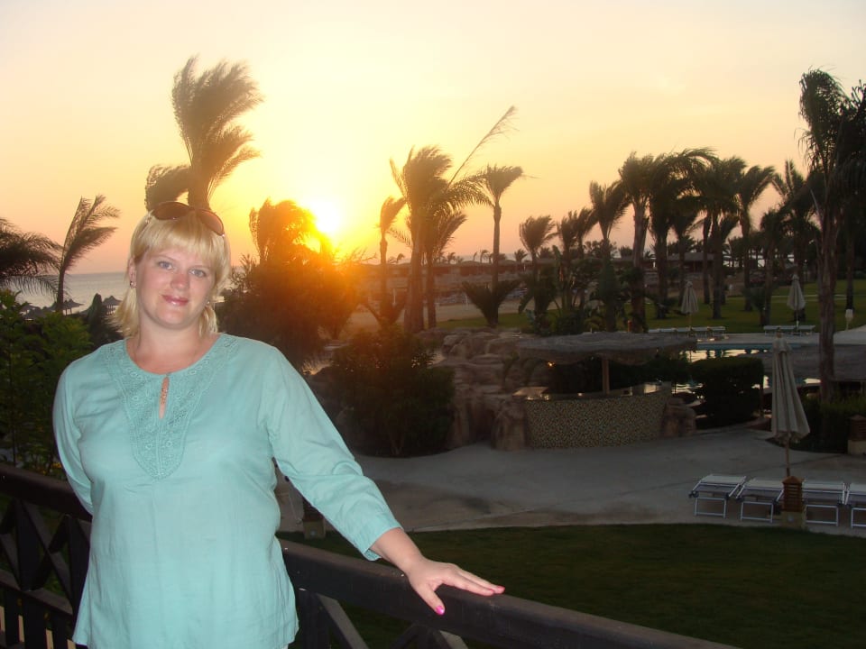 Вид утром с балкона. Stella Beach Resort & Spa Makadi Bay