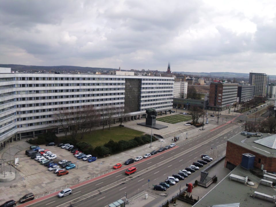 Blick aus unserem Zimmer Congress Hotel Chemnitz