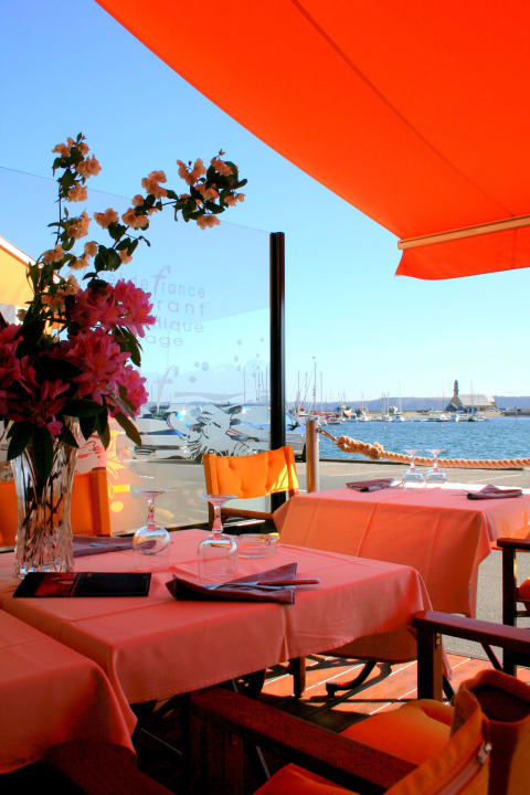 Terrasse vue sur mer Hotel De France