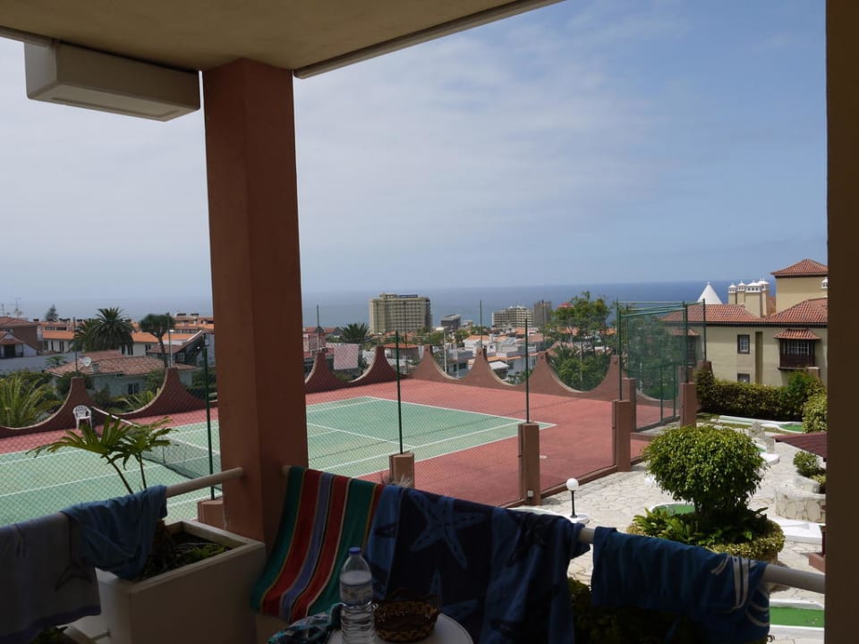 Blick von Zimmer 67 aufs Meer Hotel Puerto Palace