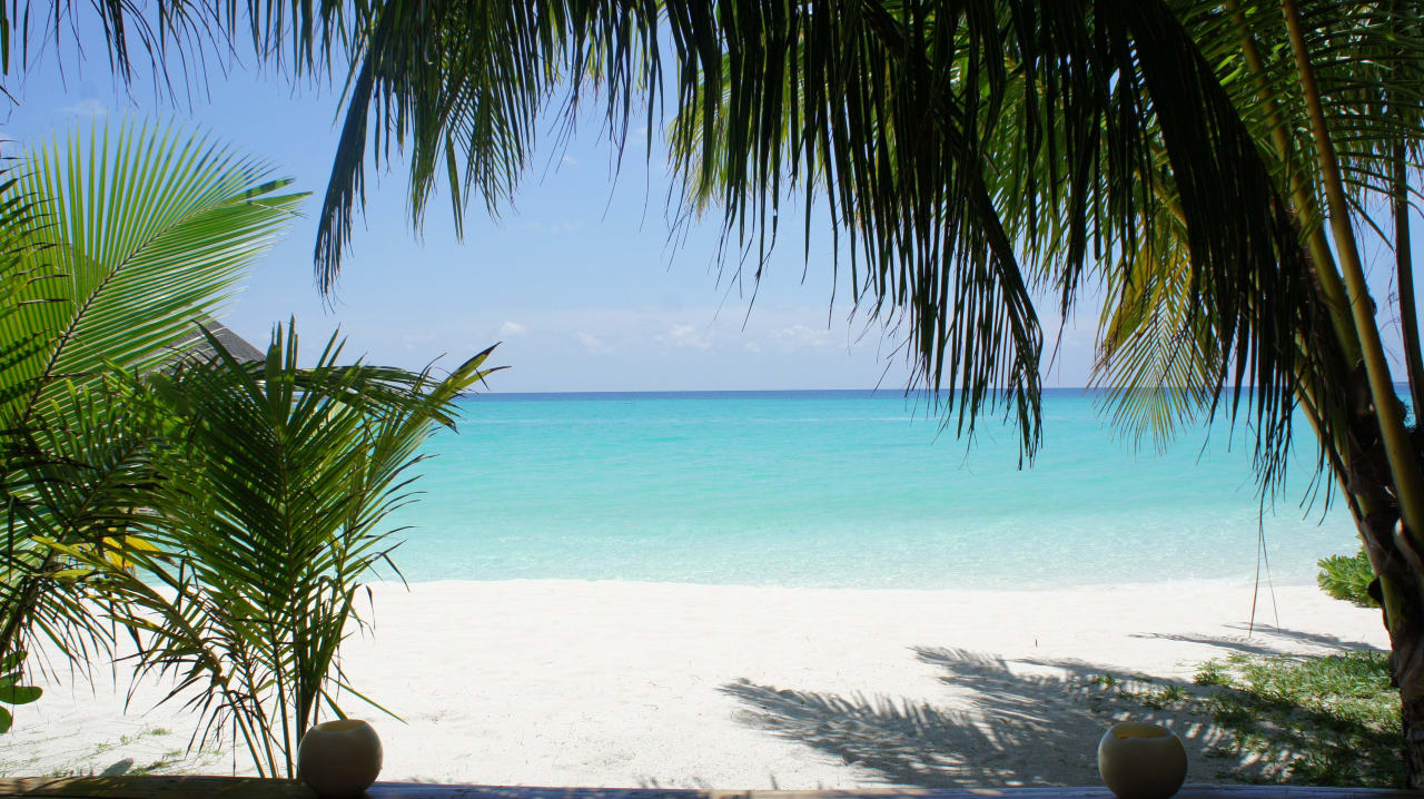 Traumhafter Strand Kuramathi Maldives