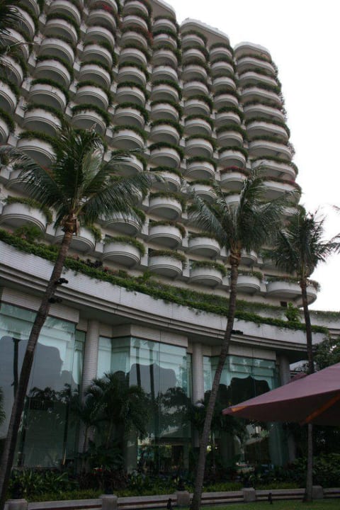 Hotelflügel vom Fluss aus gesehen Shangri-La Hotel, Bangkok