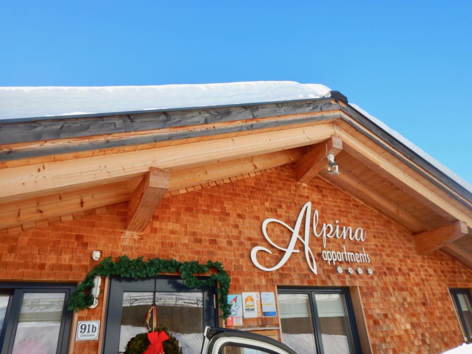 Außenaussicht Alpina Appartements