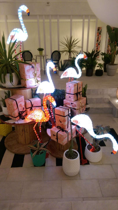 Innenhof Deko Hotel Gold by Marina