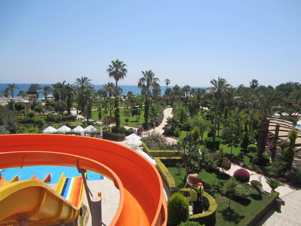 Der wunderbare blick zur Gartenanlage Saphir Resort & Spa