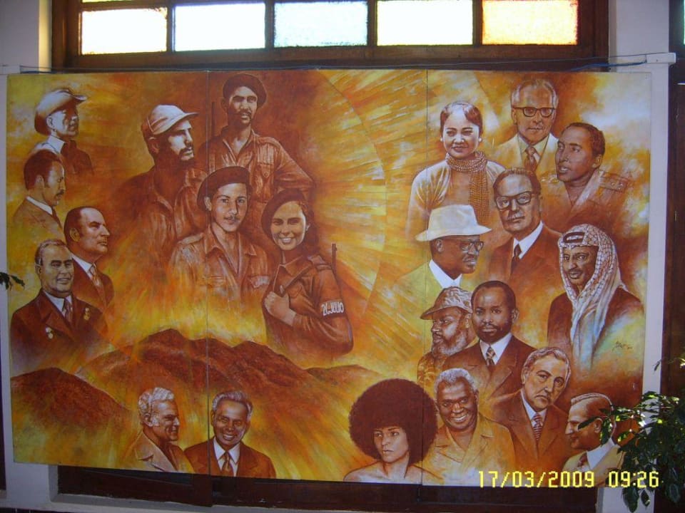 Wandbild in der Lobby Hotel Versalles