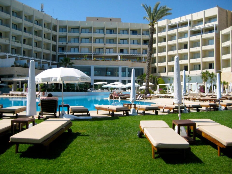 Garten mit Pool Hotel Grecian Park