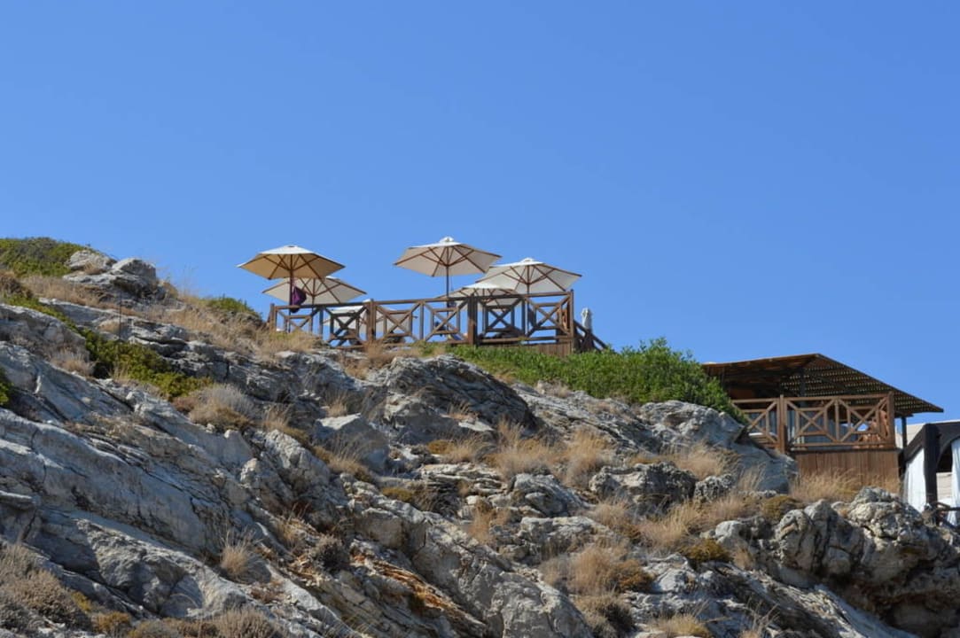 Weg zum Strand Hotel Kalithea Horizon Royal