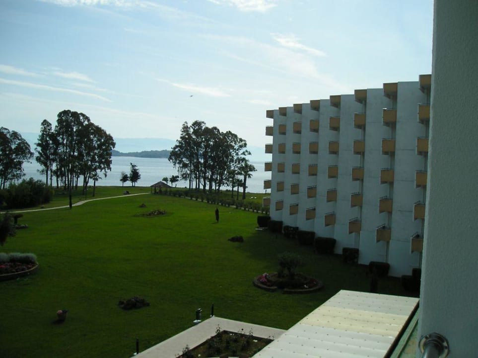 View from our balcony Kerkyra Blue Hotel N' Spa