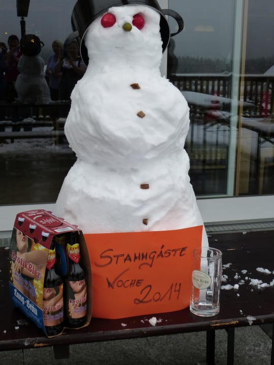 Der letzte Schnee 24.März 2014 1. Bier & Wohlfühlhotel Gut Riedelsbach