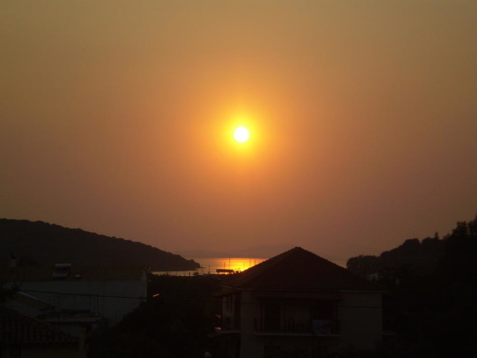 Blick vom Zimmer Hotel Sivota